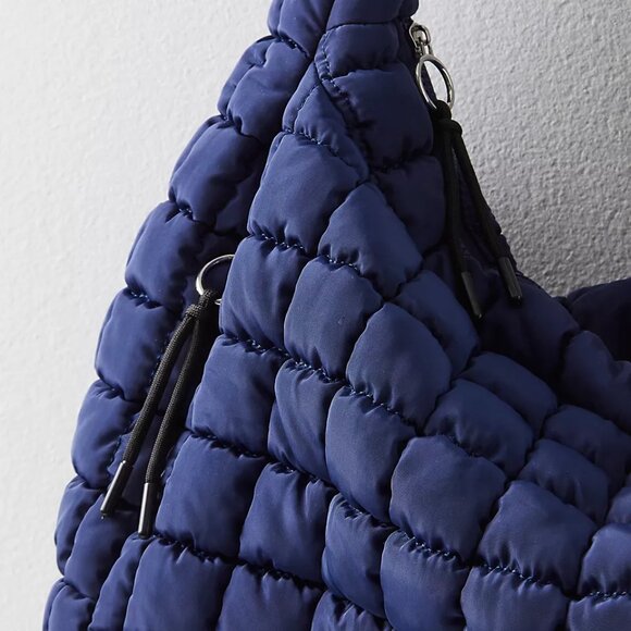 NWT FP Movement Quilted Carryall Bag Color French Blue - Picture 3 of 4